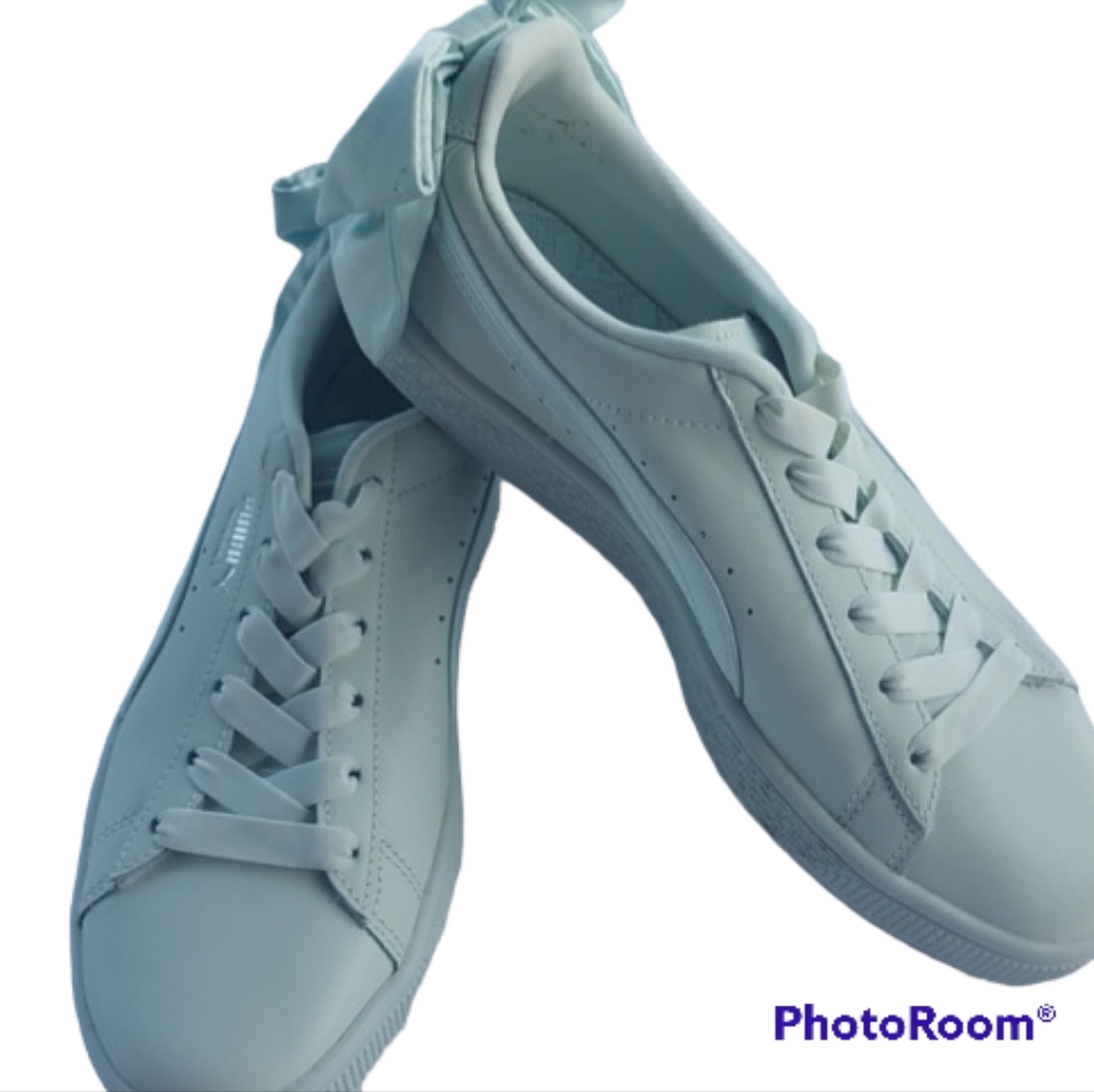 Puma Basket Bow Sneakers - Size 8